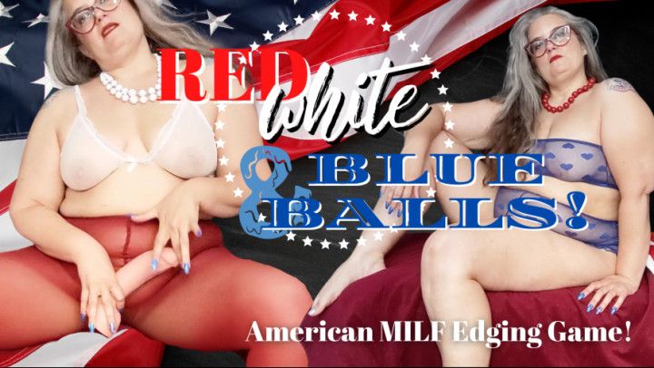 July 4 Edging Game Red White Blue Balls