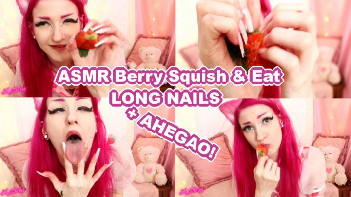 ASMR Berry Smoosh Eating Oral Fixation Catgirl