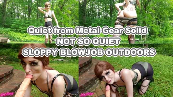 Not so Quiet Sloppy Blowjob