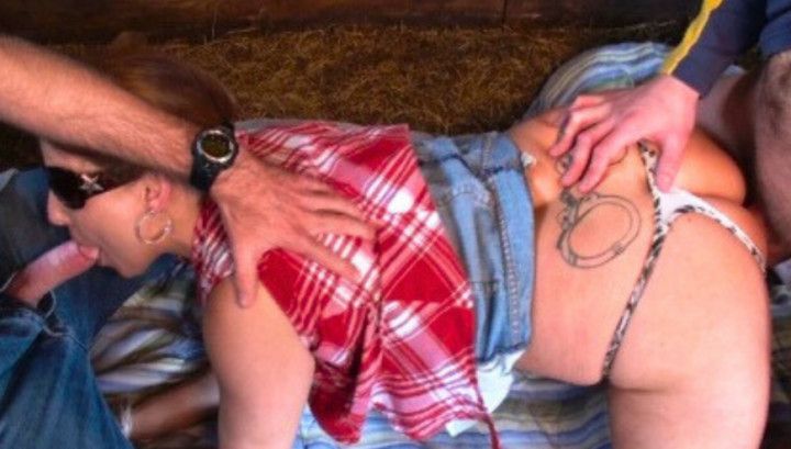 DD430 - Biker Wife Stacie Starr Fucked by Two Men