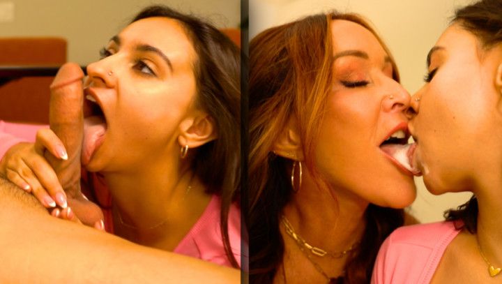 MILF1856  step-mom &amp; step-daughter Seduce Colombian Student P2