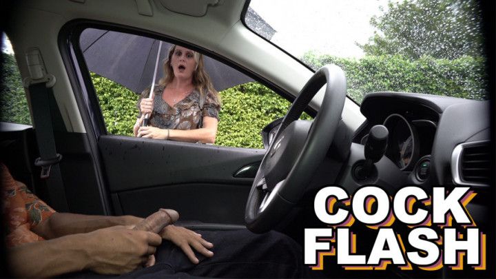 Flashing Dick For MILF On Street 4K