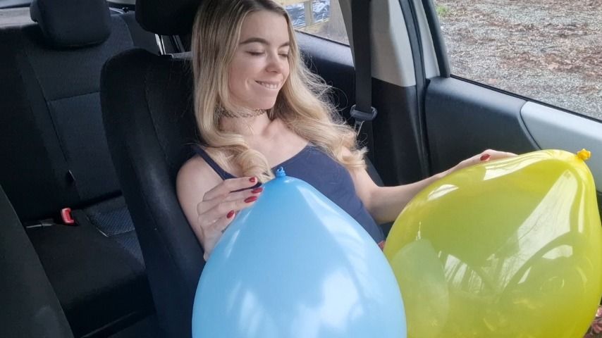 Balloons in my car