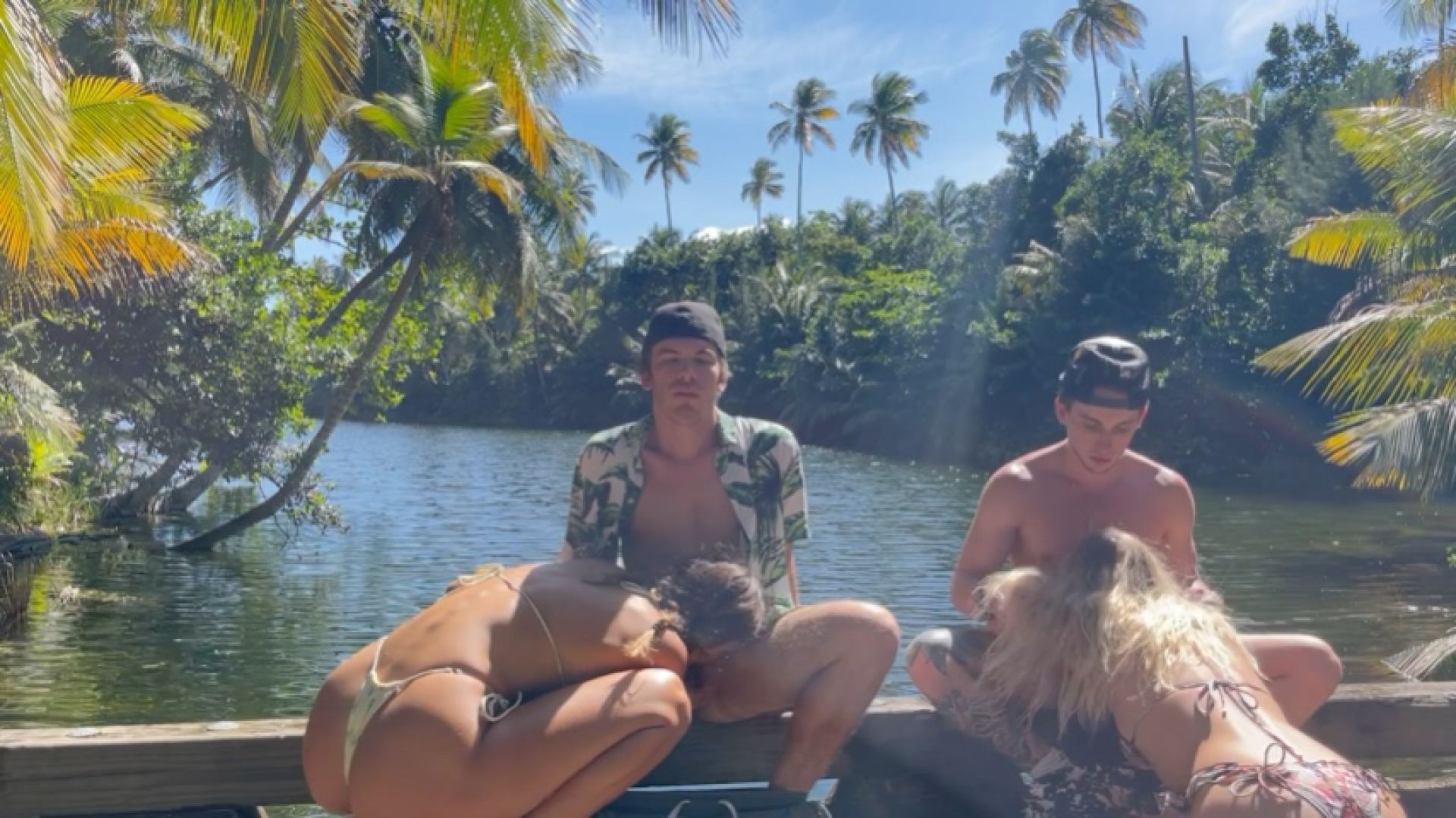 Foursome with Stella Barley and her Cousin Hannah