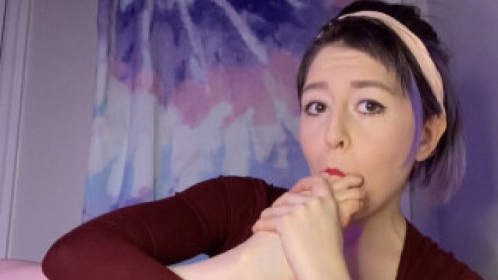 VDay Self Foot Worship and JOI