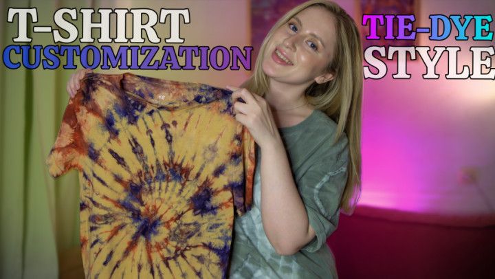 Tie-Dye customization T-shirt