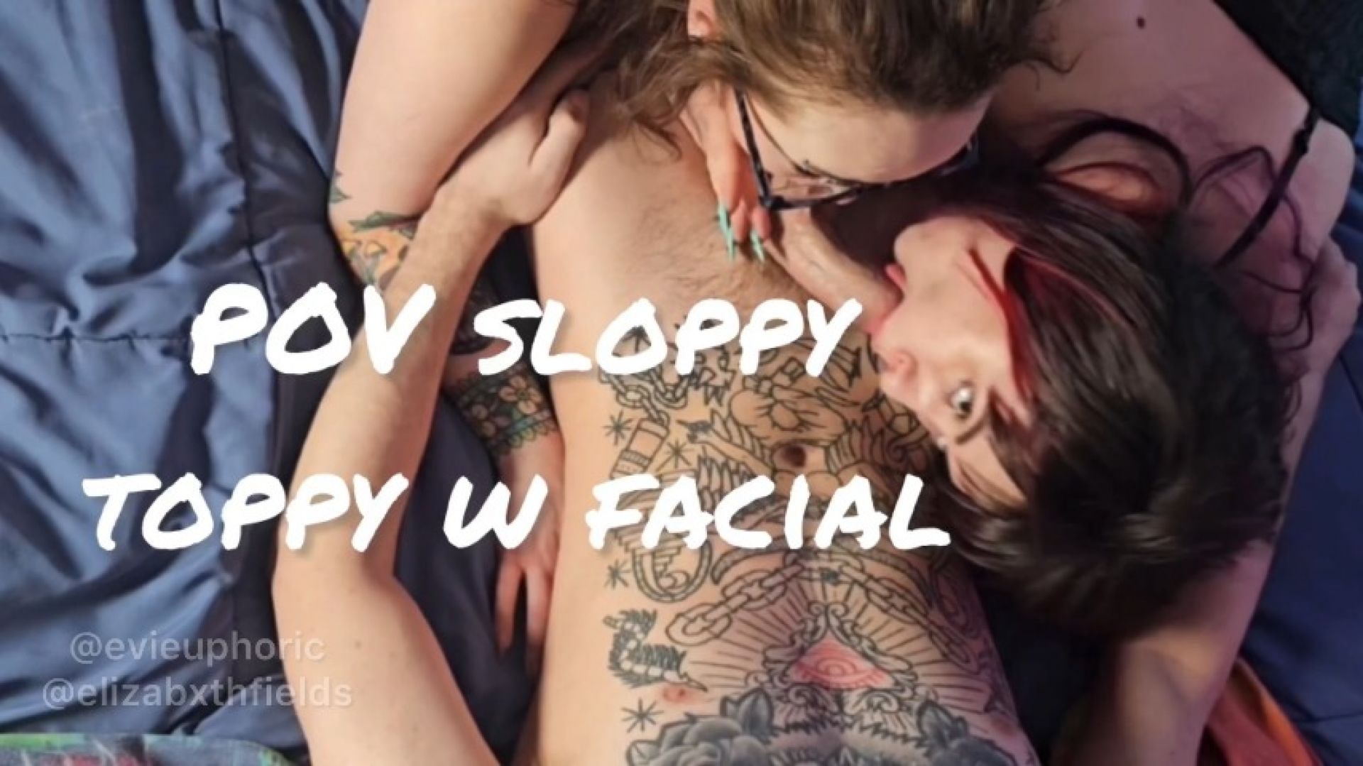 POV Sloppy Toppy Threesome w Facial