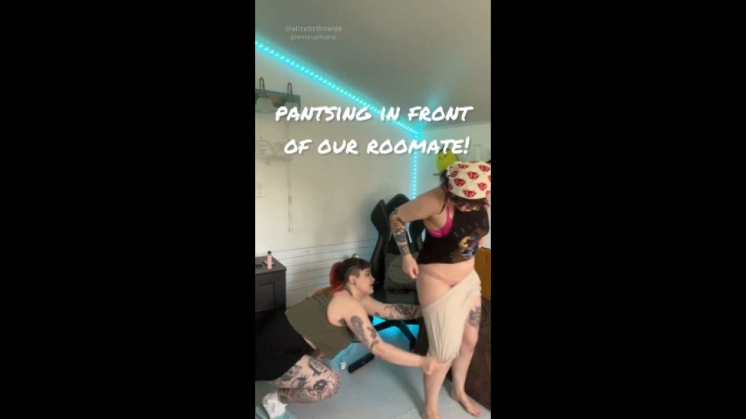Pantsing Infront of Our Roommate