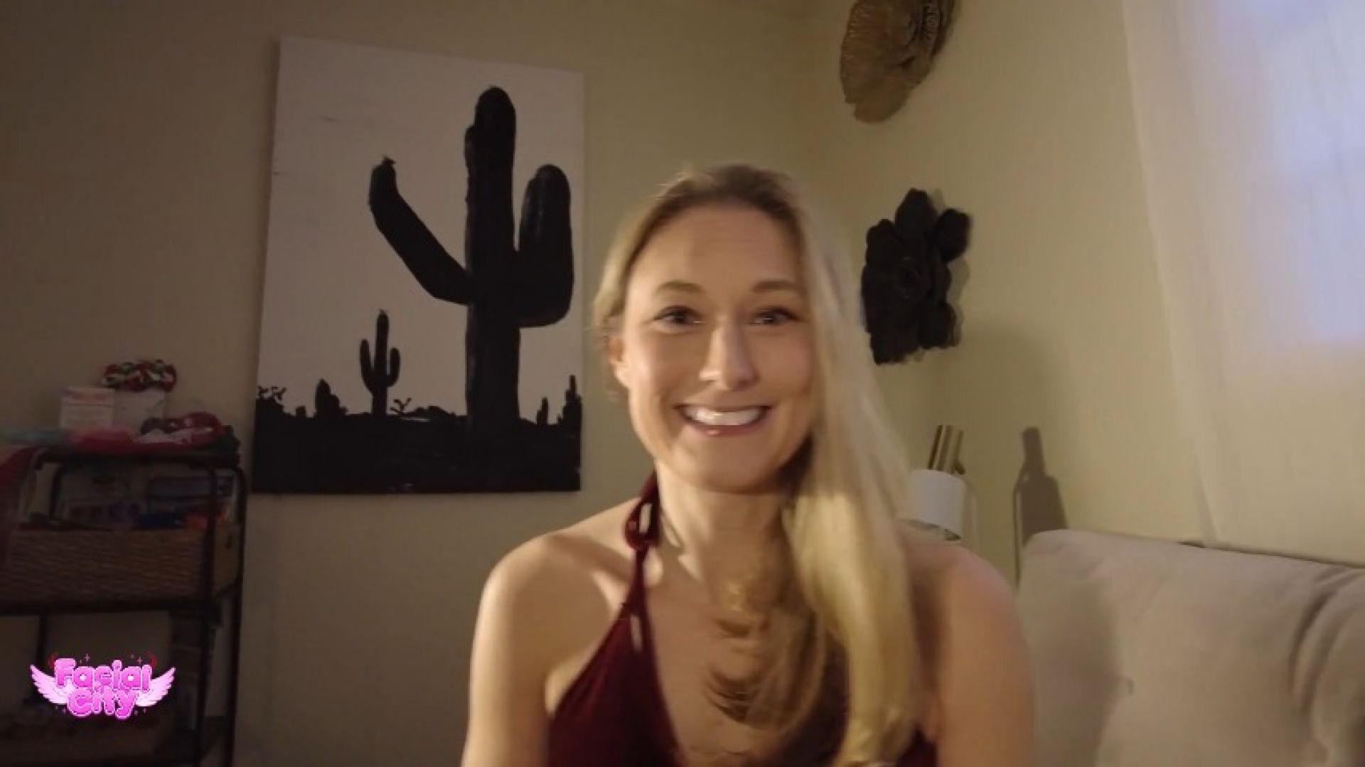 MILF Ophelia Kaan casting w/ FacialCity