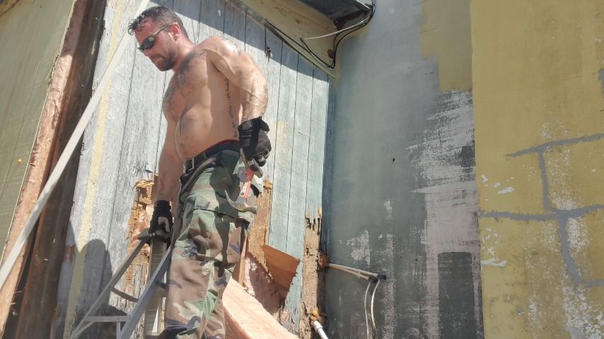 just some men getting hot &amp; sweaty