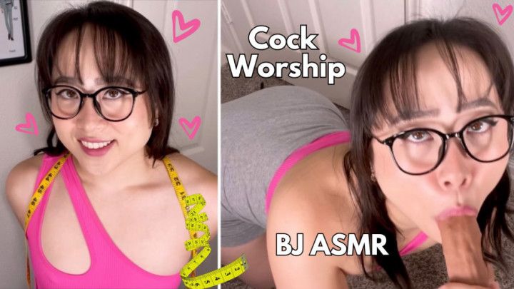 Suit Measure &amp; Cock Worship -ASMR BJ