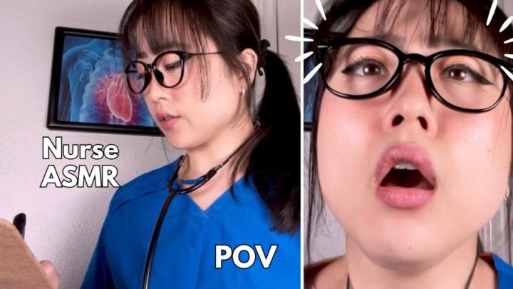 Asian Nurse Drains Your Balls -ASMR
