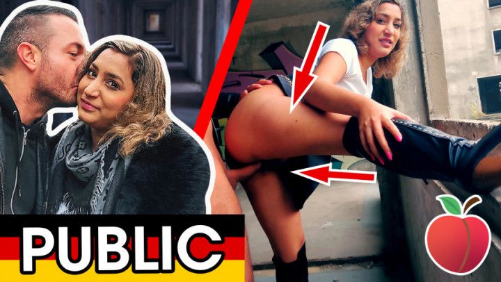 Big tits MILF Danka banged in public