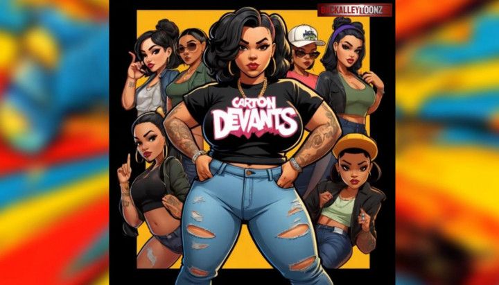CARTOON DEVIANTS CURVY MISFIT HIP HOP CLOTHING AND MORE