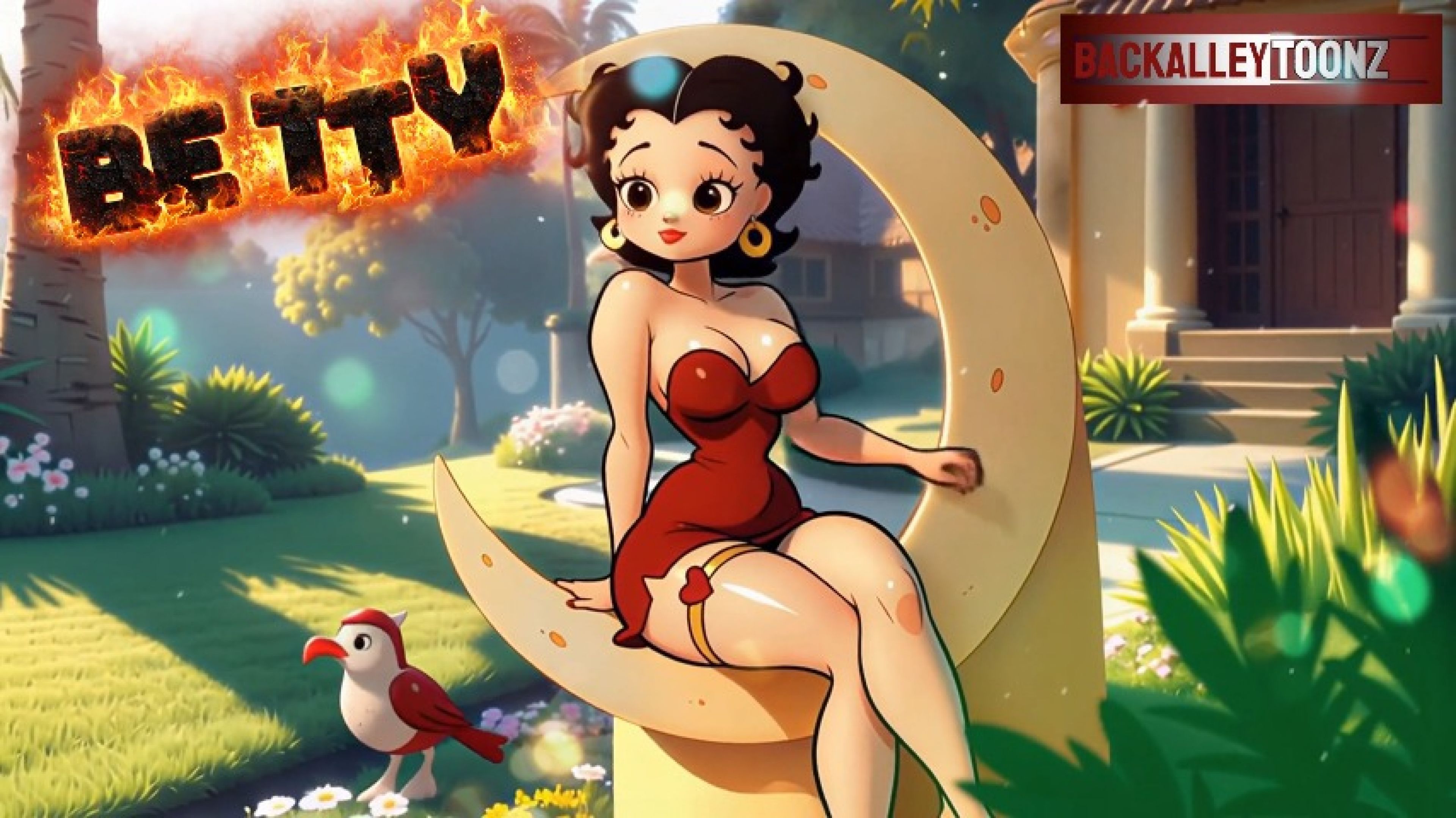 BIG BOOTY BETTY BOOP AI ANIMATED COSPLAY