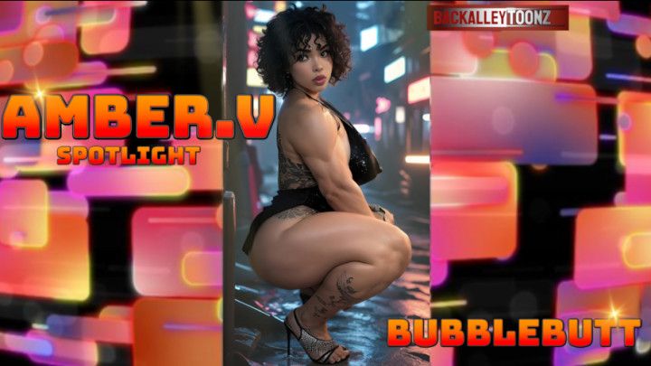 CURVY THICK LATINA MODEL POSES FOR BACKALLEYTOONZ STUDIO