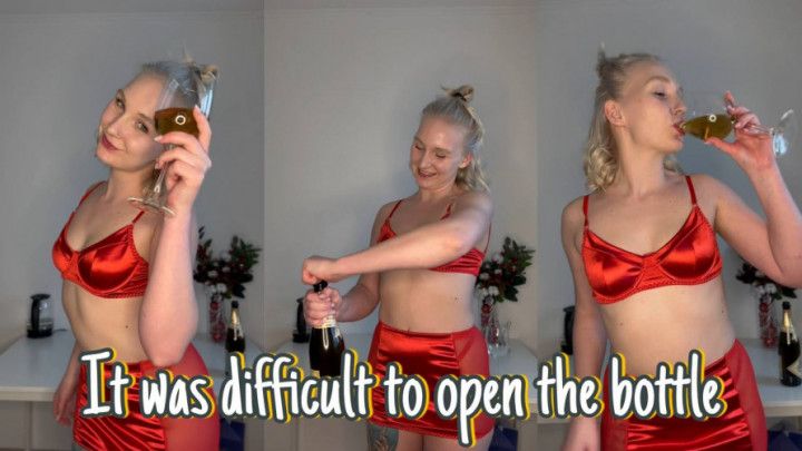 it was difficult to open the bottle