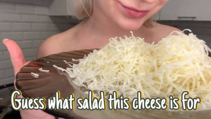 Guess what salad this cheese is for