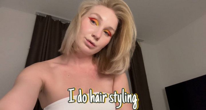 I do hair styling