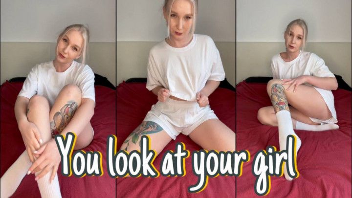 your girlfriend is trying to please you
