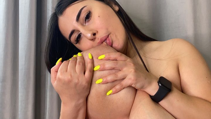 suck tits,hide things under boobs,slap