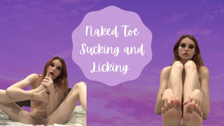 Naked Toe Sucking and Licking