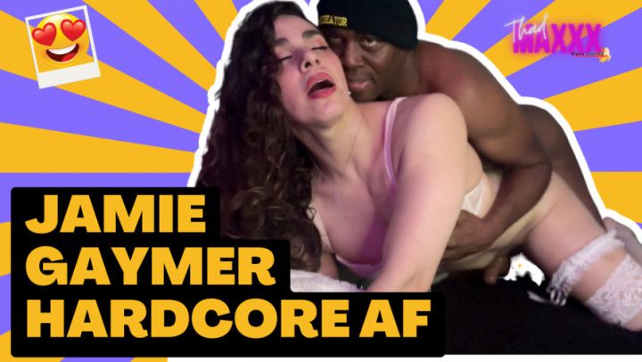 Interracial BBC Fuck Hot Long Haired TS Jamie Gaymer