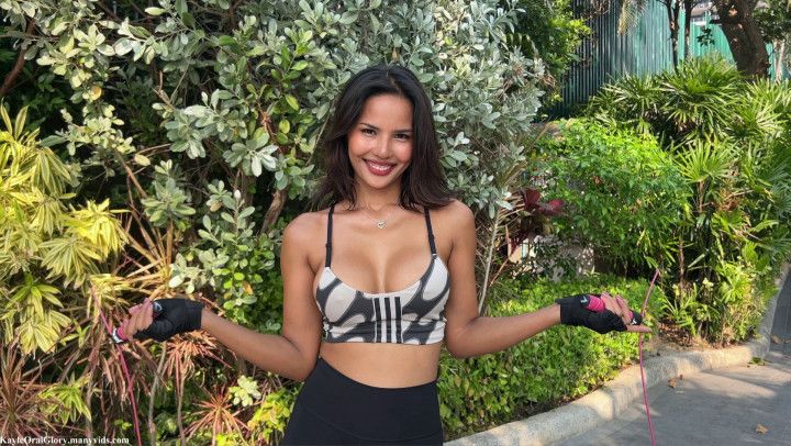 Jump Rope and Sunshine by the Pool 4K