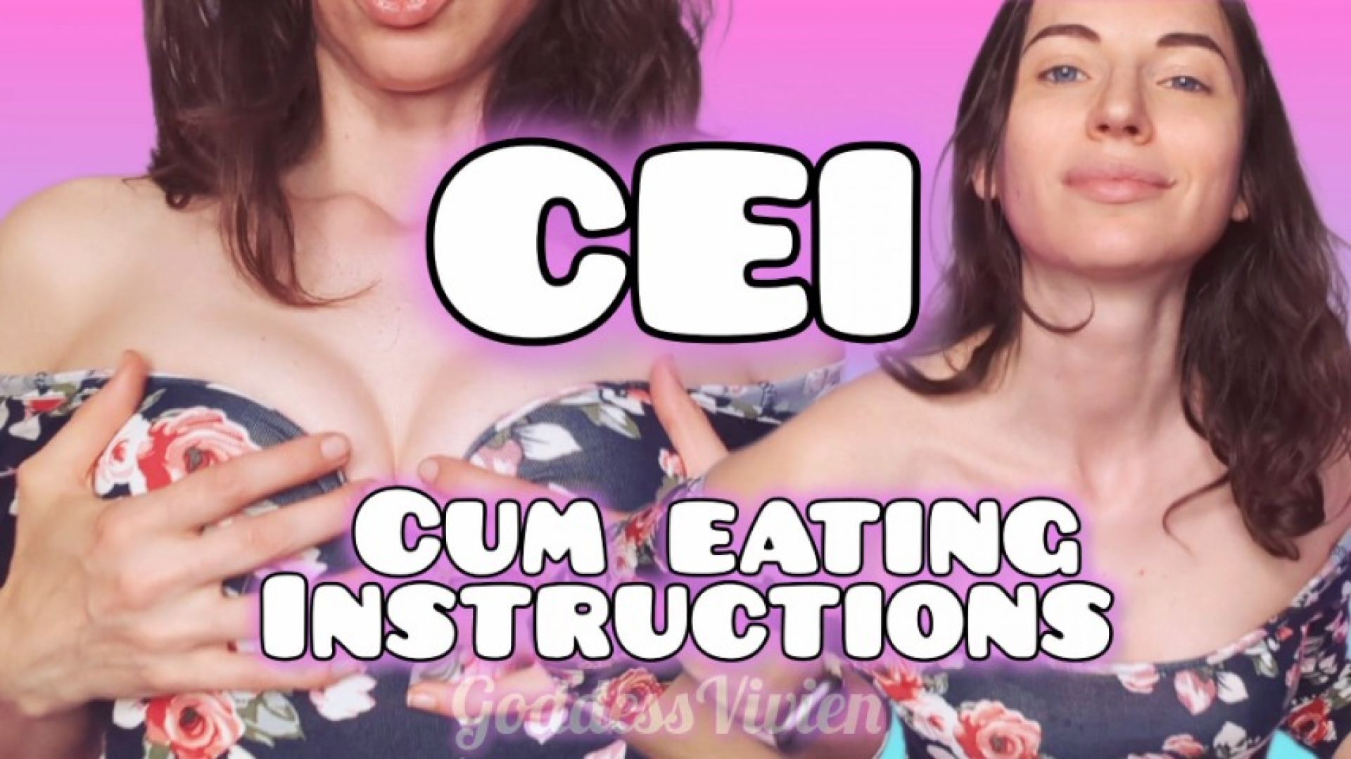 CEI Countdown JOI Cum Eating Instructions Orgasm Encourageme