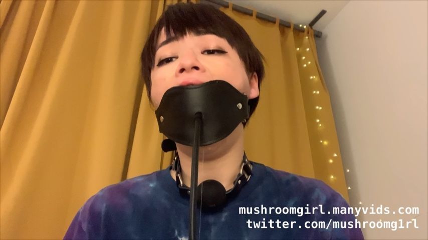 messing around with my pump gag +drool