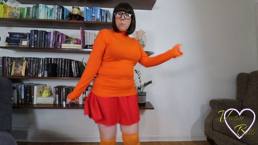 Velma Cosplay - Anal Solo and Dancing