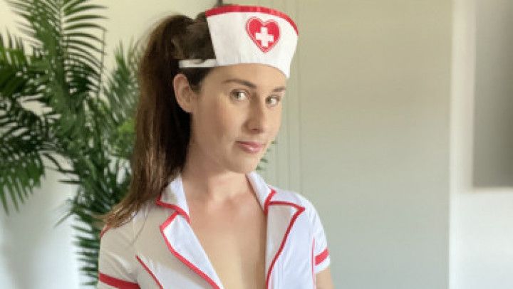 Pregnant nurse Natasha JOI