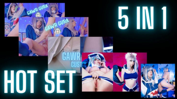 ALL Gawr Gura. 4 video and 1 photoset