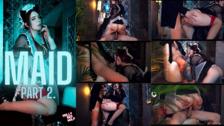 Young lord punishes his maid. Part 2. 4K