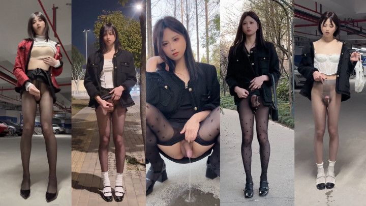 Outdoor Public Cumshots 8 Compilation