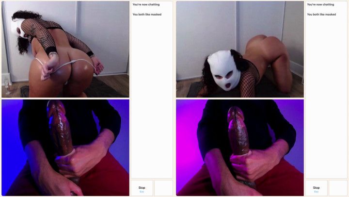 Ski Mask and Round Ass on Omegle