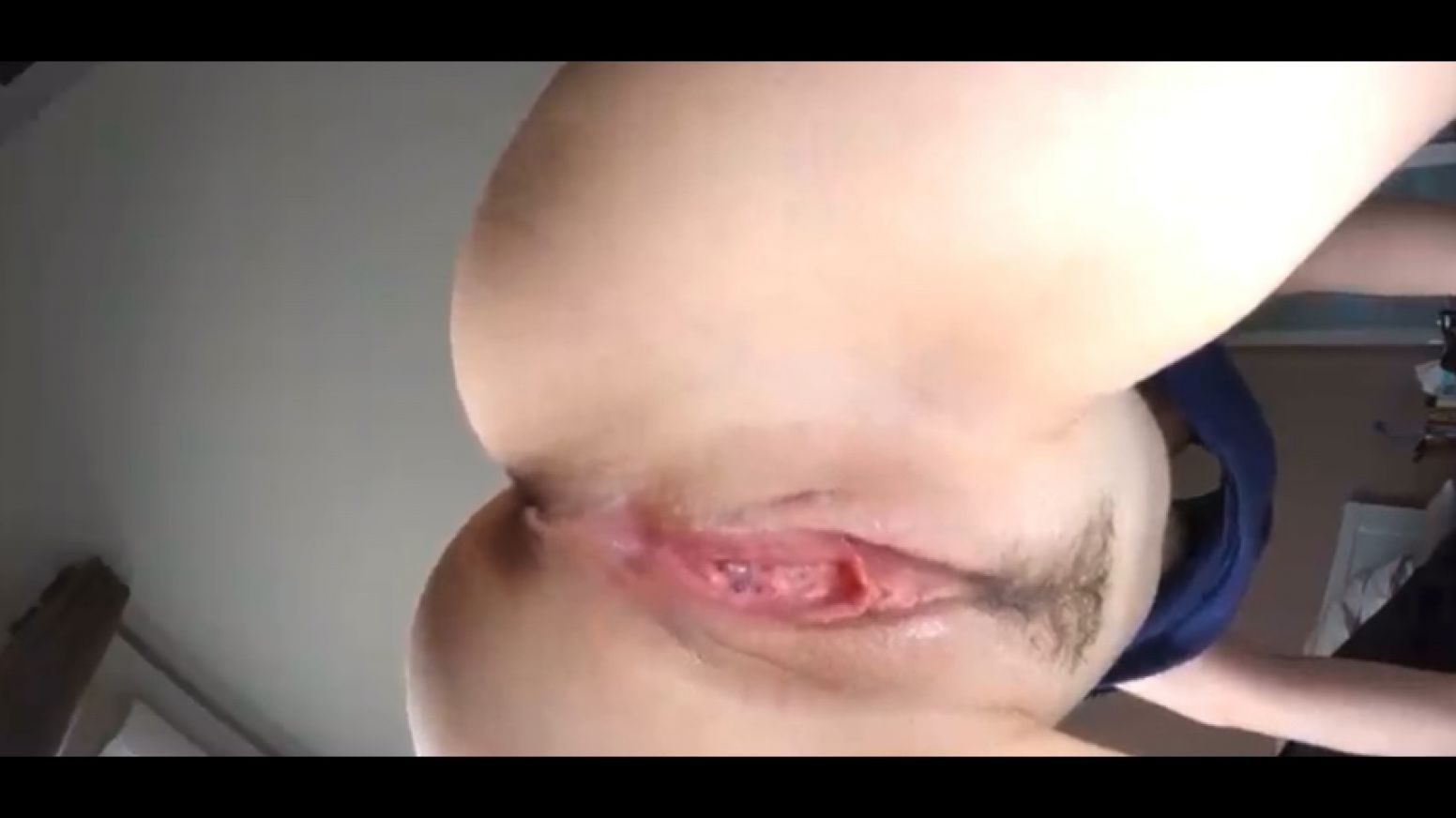 Hard doggystyle and creampie