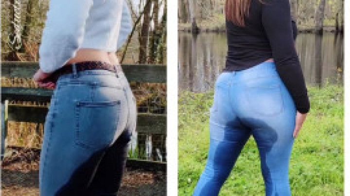 Lexi and Seductive wifey's wetting challenge series