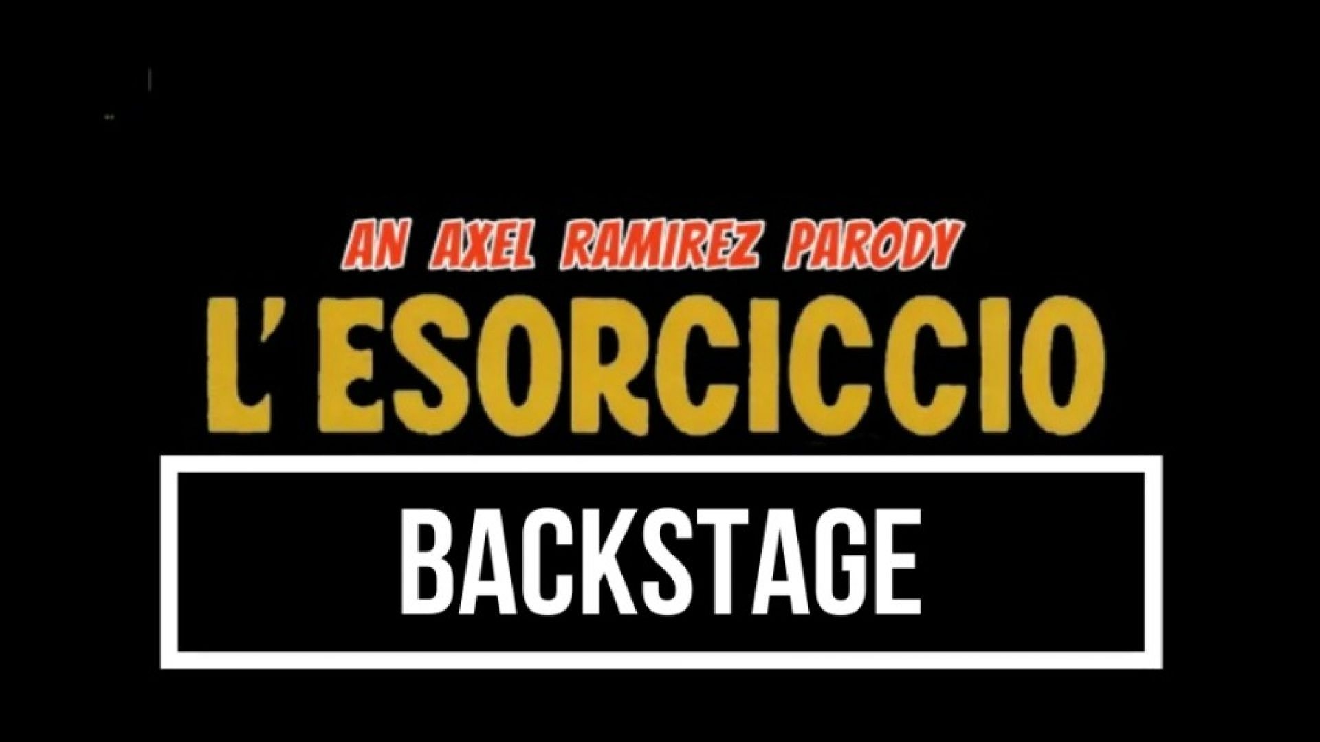 L'esorciccio / backstage