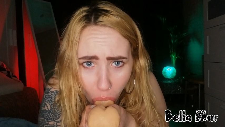 Sloppy deepthroat + bj