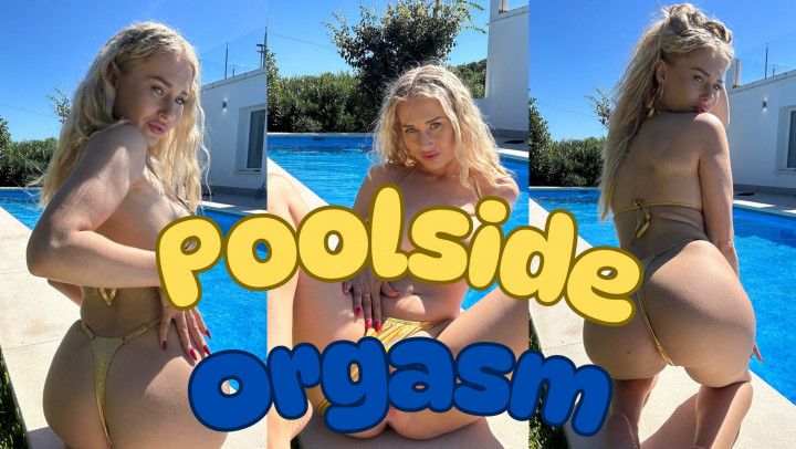 POOLSIDE ORGASM | APRIL MAE
