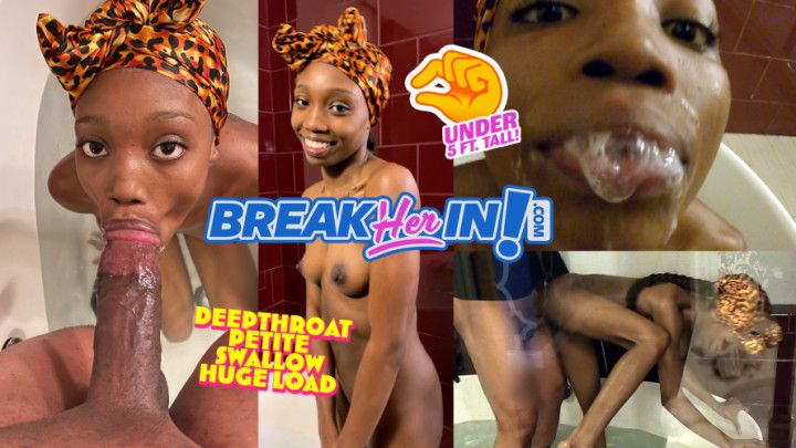 Tiny Slutty Black Servant Takes Monster Meat