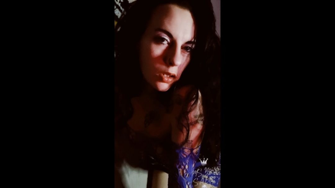 Purple Net Dress Tease