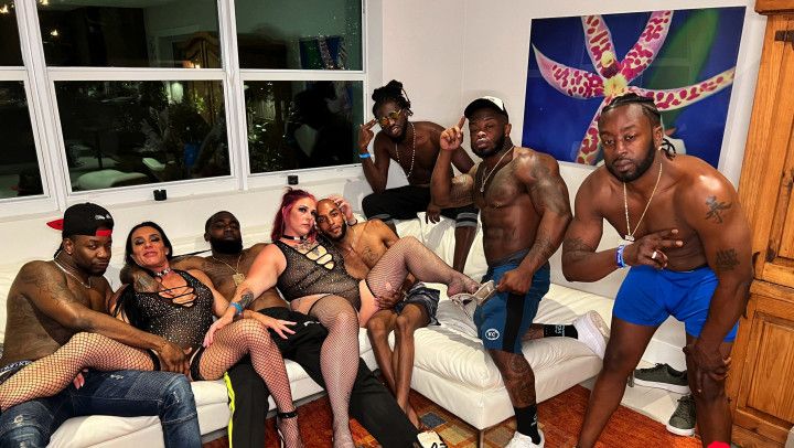 MrFlourish hosts Hardcore Orgy with Anal, DP and DVP