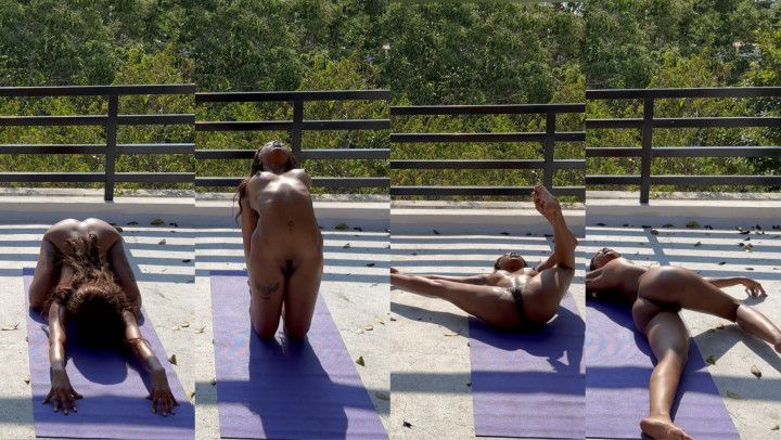 Naked Rooftop Yoga