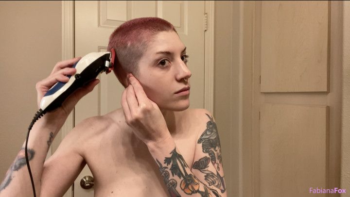 Shaving My Head and Dyeing My Hair