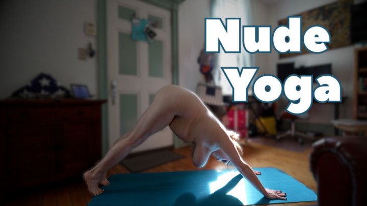 BBW Nude Yoga Big Boob Close Up