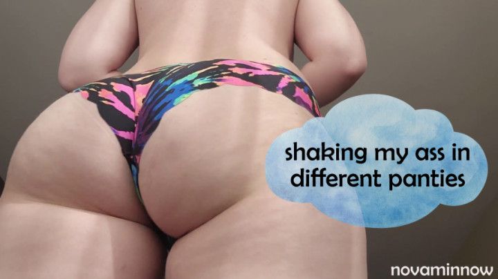 shaking my ass in different panties