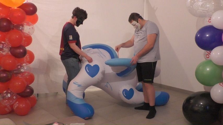 Custom Inflatable Wolf Fuck & Poke Pop