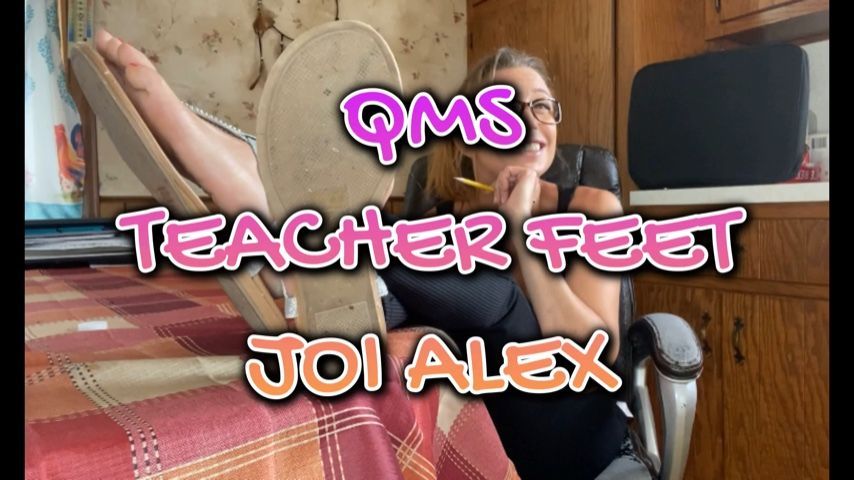 Teacher Feet JOI Alex